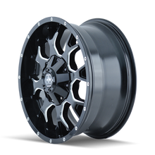 Mayhem 8015 Warrior 20x9 / 8x180 BP / 0mm Offset / 124.1mm Hub Black w/ Milled Spokes Wheel - 8015-2978M