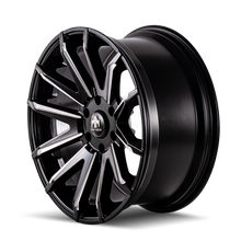 Mayhem 8109 Crossfire 20x9.5 / 6x135 BP / 25mm Offset / 87.1mm Hub Black w/ Milled Spokes Wheel - 8109-2936BM25