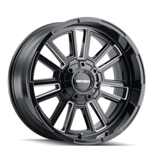 Mayhem 8115 Apollo 20x10 / 6x135 BP / -19mm Offset / 106mm Hub Black w/ Milled Spokes Wheel - 8115-2137BM