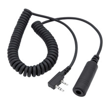 Rugged Radios OFFROAD Headset / Helmet Coil Cord Cable for Rugged Radios and Kenwood Radios - CC-5R-OFF