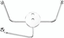 Twin Power Chrome Junction Block Male AN3 Wide Glide Custom - 035450