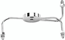 Twin Power Chrome Junction Block Male AN3 Narrow Glide Custom - 035451