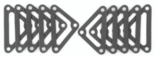 Twin Power 91-98 FXD Models Oil Spout Gasket Replaces H-D 62423-90 5 Pk - 043296