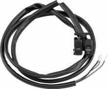Twin Power 96-13 Big Twin XL V-Rod Black Engine Start Stop Switch Replaces H-D 71589-96 71684-06A - 601691