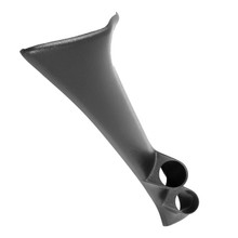 Autometer 95-99 Mitsubishi Eclipse / Eagle Talon Black Dual 52mm Pillar Pod - 22610