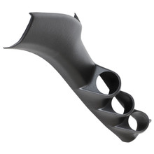 Autometer 95-98 Nissan 240SX Black Triple 52mm Pillar Pod - 22807
