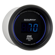 Autometer Cobalt Digital 52.4mm Black 0-100psi Oil Pressure Gauge - 6927