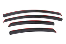 AVS 11-14 Hyundai Sonata Ventvisor In-Channel Front & Rear Window Deflectors 4pc - Smoke - 194261