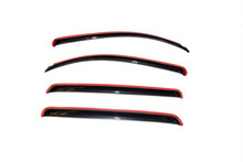 AVS 07-18 Toyota Tundra Crewmax Ventvisor In-Channel Front & Rear Window Deflectors 4pc - Smoke - 194309