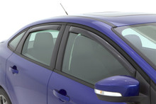 AVS 12-18 Ford Focus Ventvisor In-Channel Front & Rear Window Deflectors 4pc - Smoke - 194373