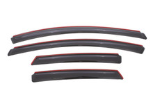 AVS 12-18 Ford Focus Ventvisor In-Channel Front & Rear Window Deflectors 4pc - Smoke - 194373