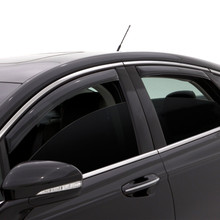 AVS 11-16 Hyundai Elantra (Excl. GT) Ventvisor In-Channel Front & Rear Window Deflectors 4pc - Smoke - 194471