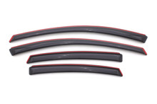 AVS 13-16 Dodge Dart Ventvisor In-Channel Front & Rear Window Deflectors 4pc - Smoke - 194529