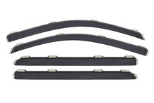 AVS 15-18 Chevy Silverado 2500 Crew Cab Ventvisor Front & Rear Window Deflectors 4pc - Smoke - 194536