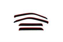 AVS 98-01 GMC Envoy Ventvisor In-Channel Front & Rear Window Deflectors 4pc - Smoke - 194644