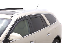 AVS 08-17 Buick Enclave Ventvisor In-Channel Front & Rear Window Deflectors 4pc - Smoke - 194657