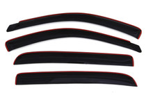 AVS 06-08 Dodge RAM 1500 Mega Cab Ventvisor In-Channel Front & Rear Window Deflectors 4pc - Smoke - 194845