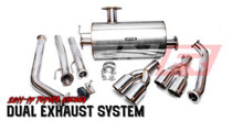 Weapon R 11-17 Toyota Sienna 3.5L Axle Back Exhaust w/Slant Cut Tips - 953-600-100