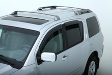 AVS 04-15 Nissan Armada Ventvisor Outside Mount Window Deflectors 4pc - Smoke - 94134