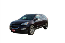 AVS 09-17 Chevy Traverse Ventvisor Outside Mount Window Deflectors 4pc - Smoke - 94161