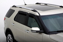 AVS 11-18 Ford Explorer Ventvisor Outside Mount Window Deflectors 4pc - Smoke - 94293