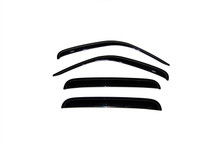 AVS 02-07 Jeep Liberty Ventvisor Outside Mount Window Deflectors 4pc - Smoke - 94428