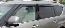 AVS 11-13 Infiniti QX56 Ventvisor Outside Mount Window Deflectors 4pc - Smoke - 94437
