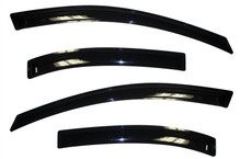 AVS 06-09 Kia RIO Ventvisor Outside Mount Window Deflectors 4pc - Smoke - 94516
