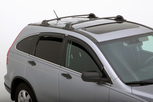 AVS 07-11 Honda CR-V Ventvisor Outside Mount Window Deflectors 4pc - Smoke - 94655