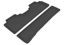 3D MAXpider 2006-2014 Honda Ridgeline Kagu 2nd Row Floormats - Black - L1HD03921509