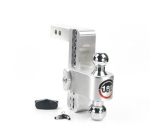 Weigh Safe 180 Hitch 8in Drop Hitch & 2in Shank (10K/12.5K GTWR) - Aluminum - CTB8-2