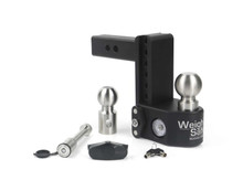 Weigh Safe 6in Drop Hitch w/Built-in Scale & 2in Shank (10K/15K GTWR) w/WS05 - Steel - SWS6-2-KA