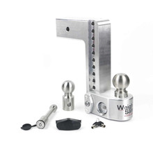 Weigh Safe 10in Drop Hitch w/Built-in Scale & 3in Shank (10K/21K GTWR) w/WS05 - Aluminum - WS10-3-KA