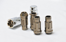 Wheel Mate Monster Open End Lug Nut Set of 4 - T Chrome 1/2in - 33005T