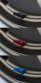 Wheel Mate Twisted Spiked Lug Nuts Set of 24 - Red M14x1.50 - 35413PR