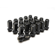 Wheel Mate Muteki TR45 Open End Lug Nuts - Black Chrome - 12x1.50 - 45mm - TR4506B