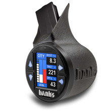 Banks Power 23-24 Ford Super Duty iDash Stealth Pod Mount - Single Gauge - 63382