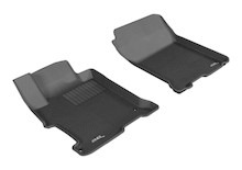 3D MAXpider 2013-2017 Honda Accord Kagu 1st Row Floormat - Black - L1HD04811509