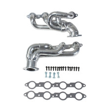 BBK 10-15 Camaro LS3 L99 Shorty Tuned Length Exhaust Headers - 1-3/4 Silver Ceramic - 40200