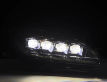 AlphaRex 99-09 Honda S2000 NOVA-Series Projector LED Headlights - Alpha-Black - 880272
