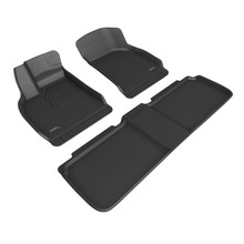 3D Maxpider 22-23 Lucid Air Kagu Floor Mat- Black R1 R2 - L1LU00001509