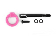 Perrin 08-14 Subaru WRX/STI Sedan Tow Hook Kit (Rear) - Hyper Pink - PSP-BDY-251HP