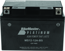 BikeMaster AGM Battery - MS12-12A-BS - 780704