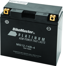 BikeMaster AGM Battery - MS12-14B-4 - 780712
