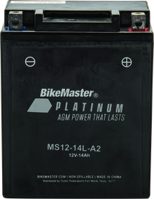 BikeMaster AGM Battery - MS12-14L-A2 - 780714