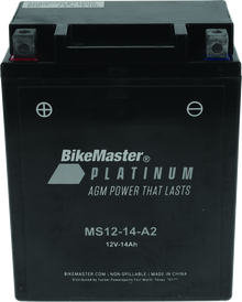 BikeMaster AGM Battery - MS12-14-A2 - 780715