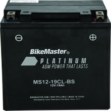 BikeMaster AGM Battery - MS12-19CL-BS - 780722