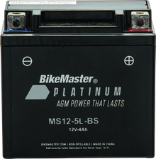 BikeMaster AGM Battery - MS12-5L-BS - 780737