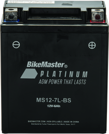 BikeMaster AGM Battery - MS12-7L-BS - 780740