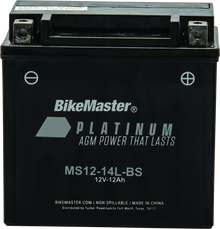 BikeMaster AGM Battery - MS12-14L-BS - 780756